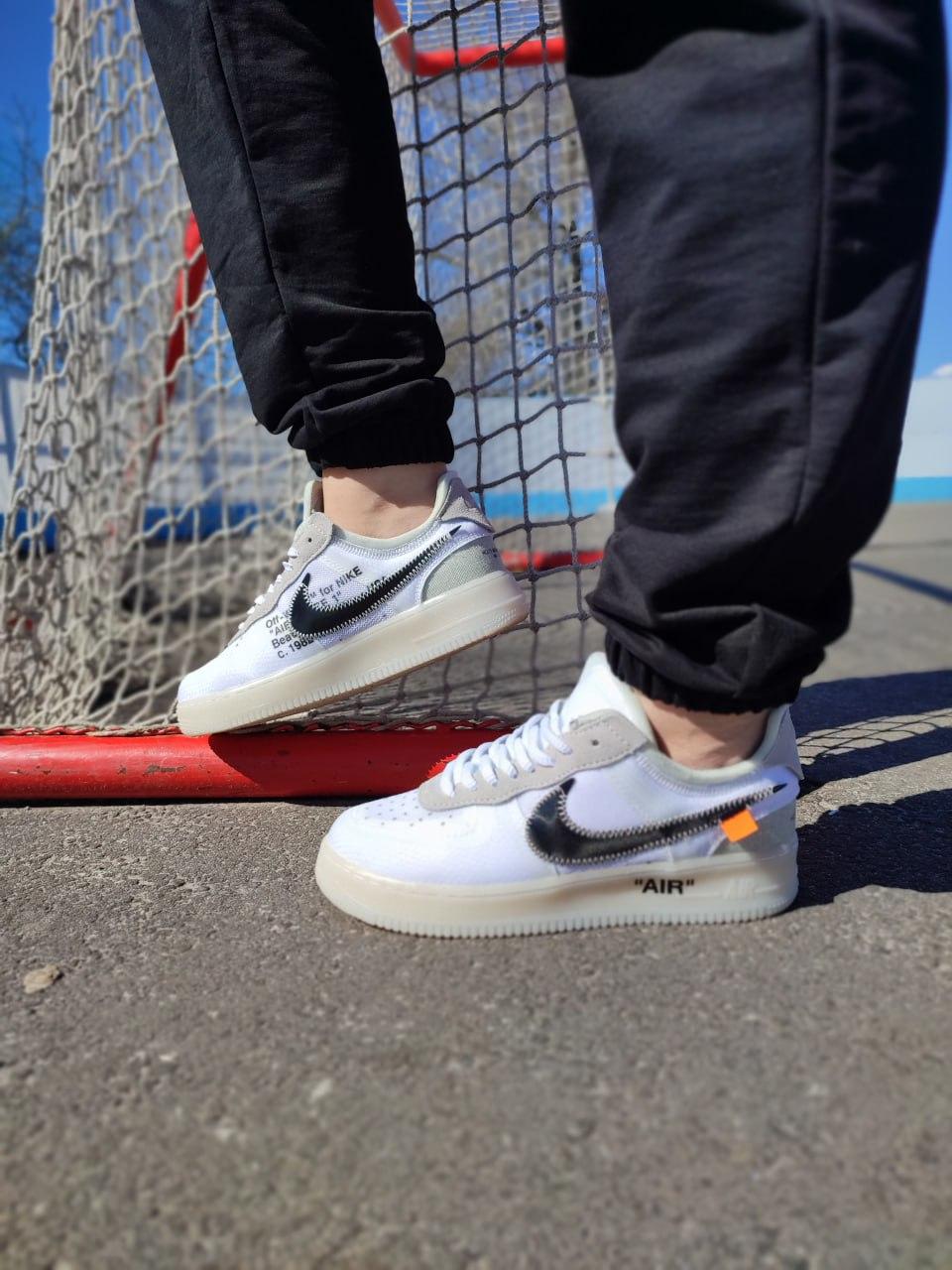 Nike AF X Off-White «White Black» 1