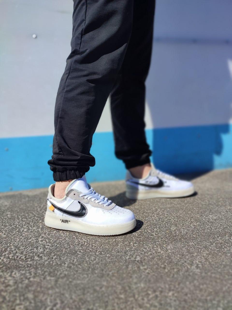 Nike AF X Off-White «White Black» 1