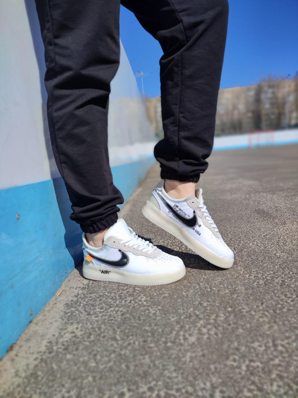 Nike AF X Off-White «White Black» 1