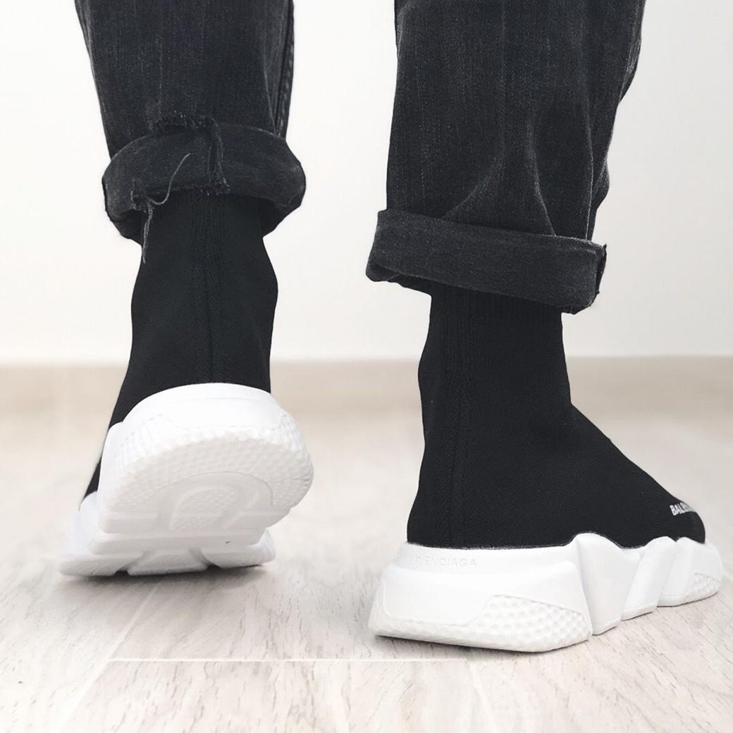 Balenciaga Speed Trainer Black White 3
