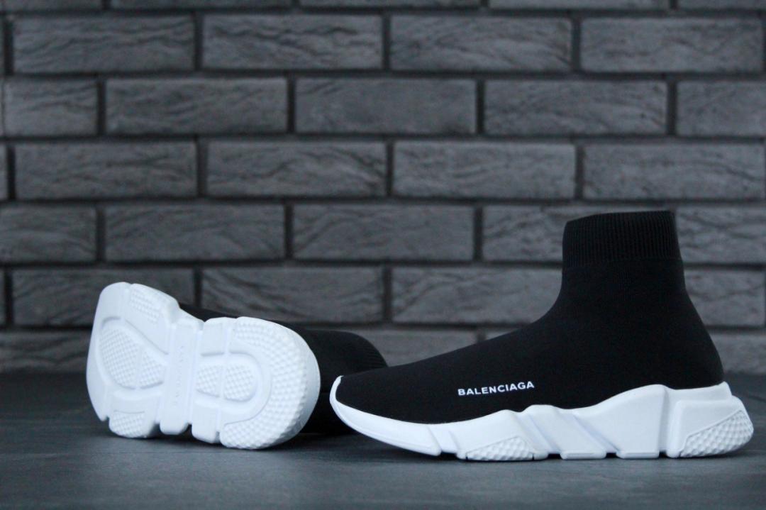 Balenciaga Speed Trainer Black White 3