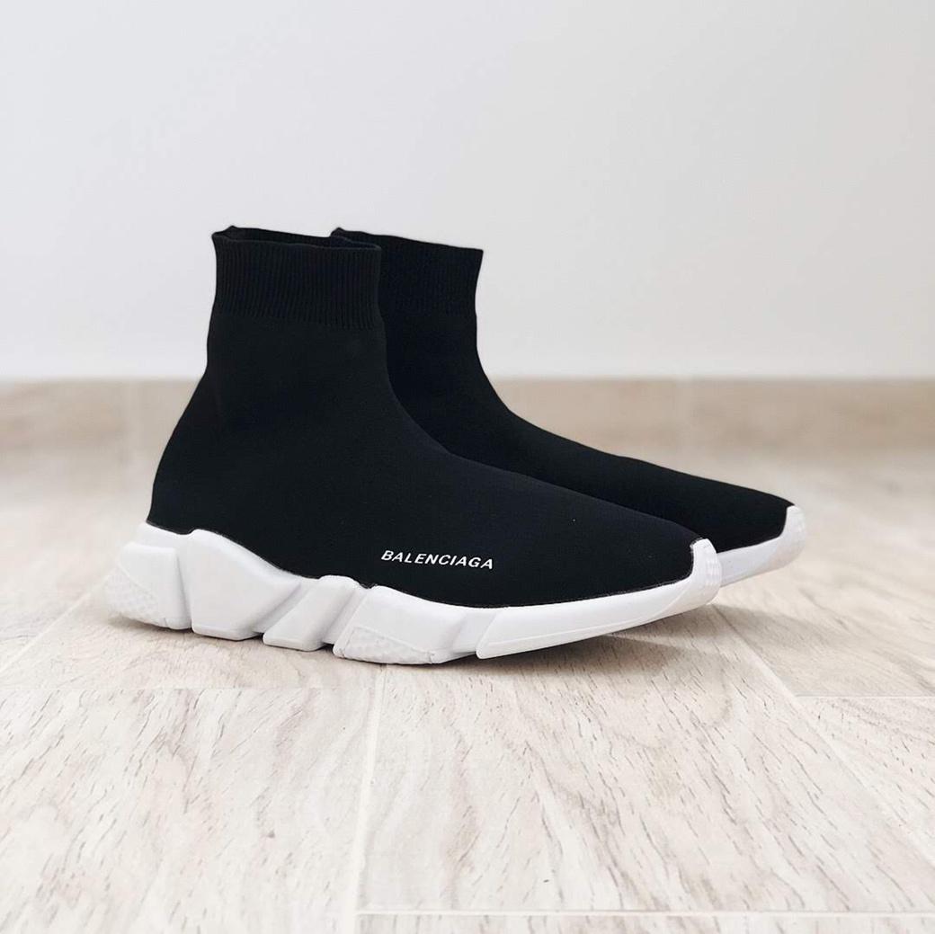 Balenciaga Speed Trainer Black White 3