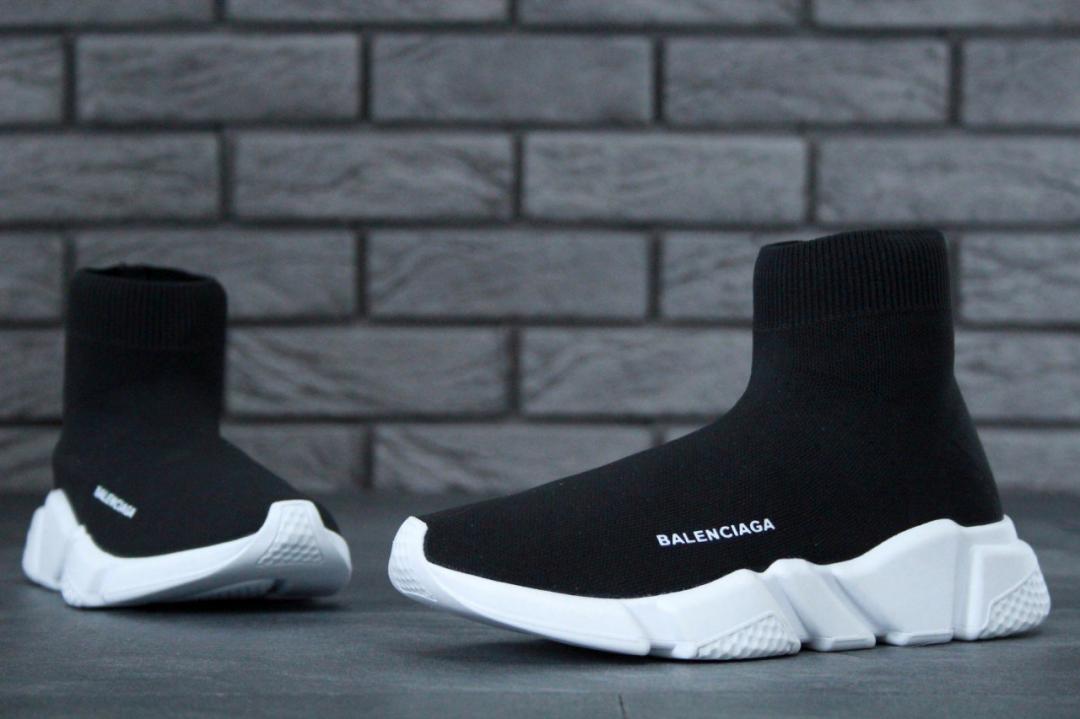 Balenciaga Speed Trainer Black White 3