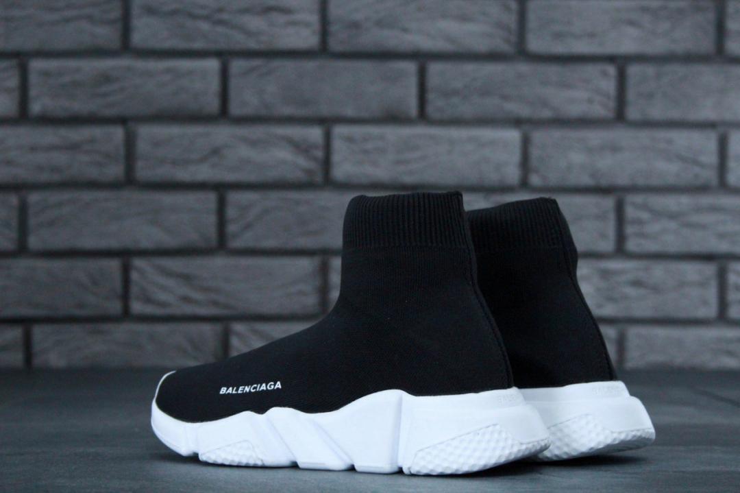 Balenciaga Speed Trainer Black White 3