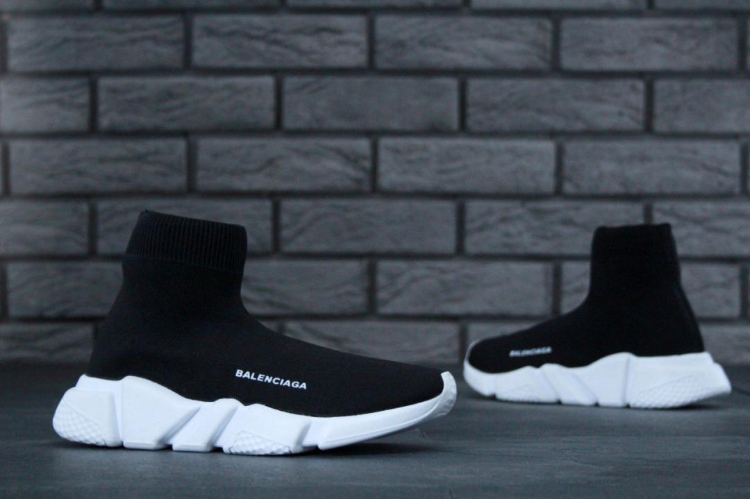 Balenciaga Speed Trainer Black White 3