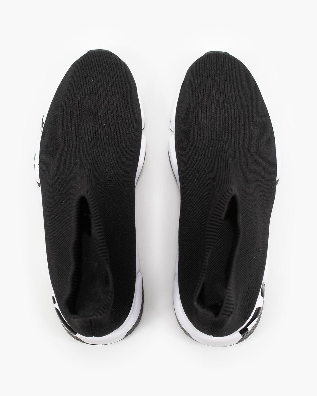 Balenciaga Speed Trainer Black White Graffiti 2