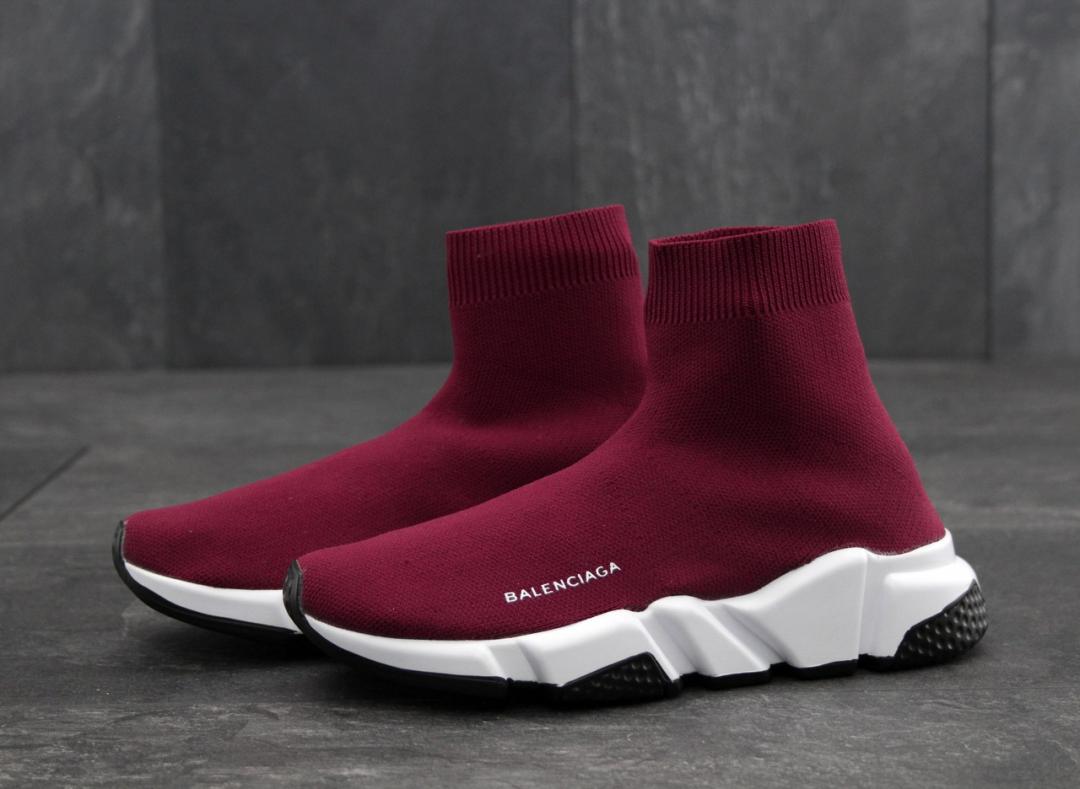 Balenciaga Speed Trainer Bordo