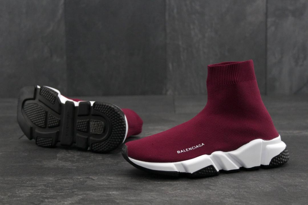 Balenciaga Speed Trainer Bordo