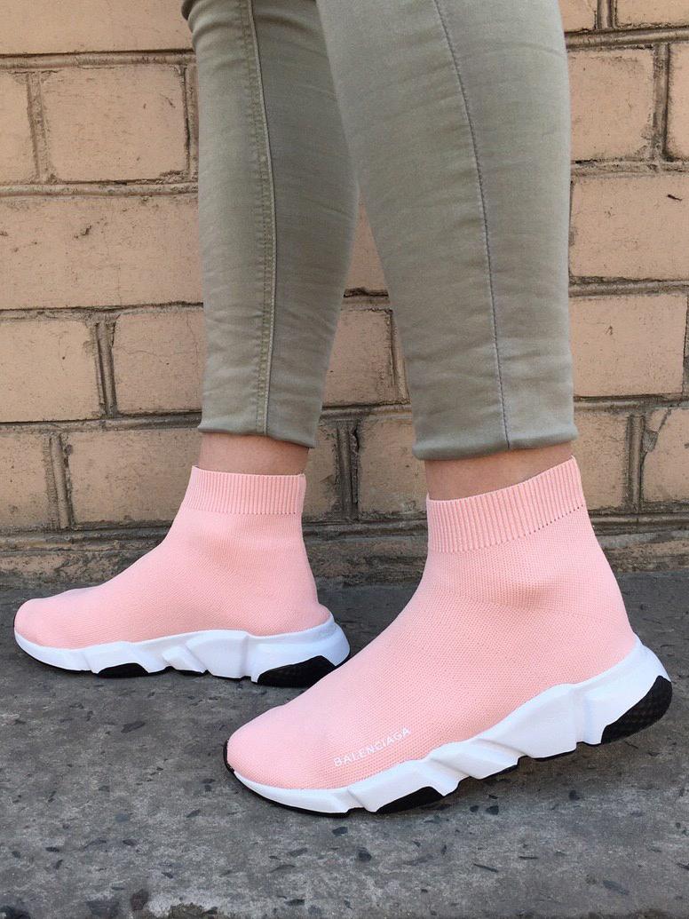 Balenciaga Speed Trainer Pink White