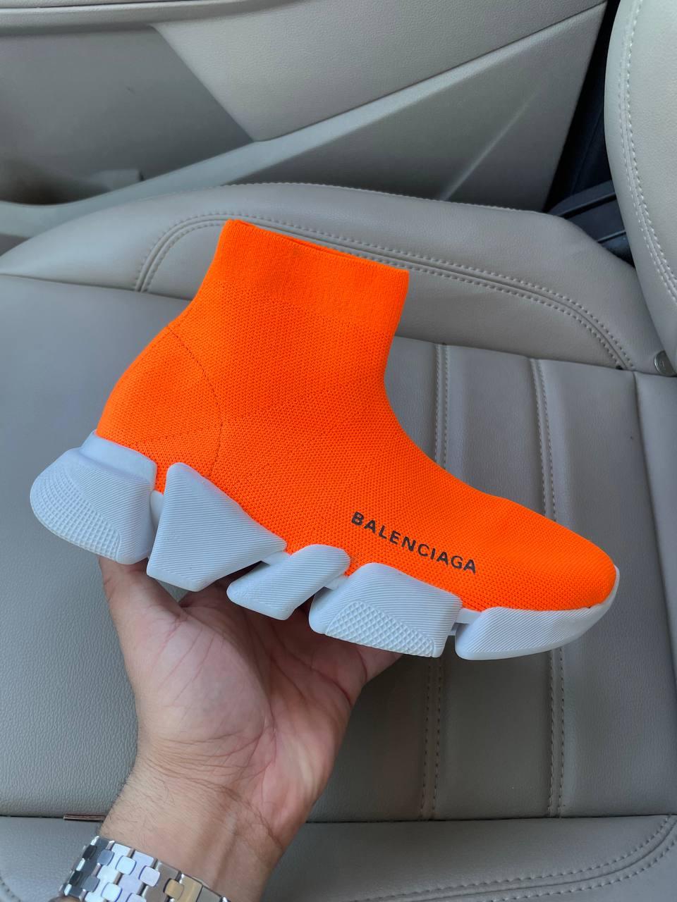 Balenciaga Speed Trainer Orange White