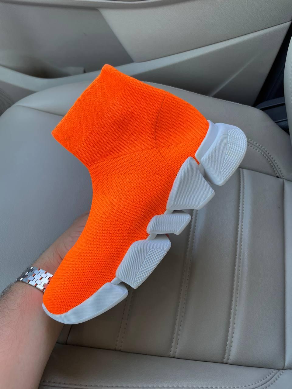 Balenciaga Speed Trainer Orange White