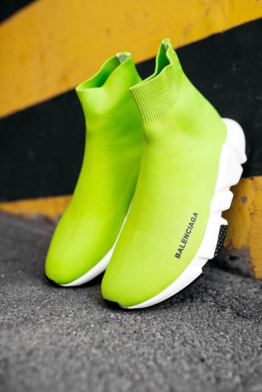 Balenciaga Speed Trainer Yellow White Black