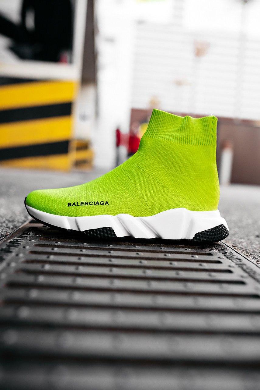 Balenciaga Speed Trainer Yellow White Black