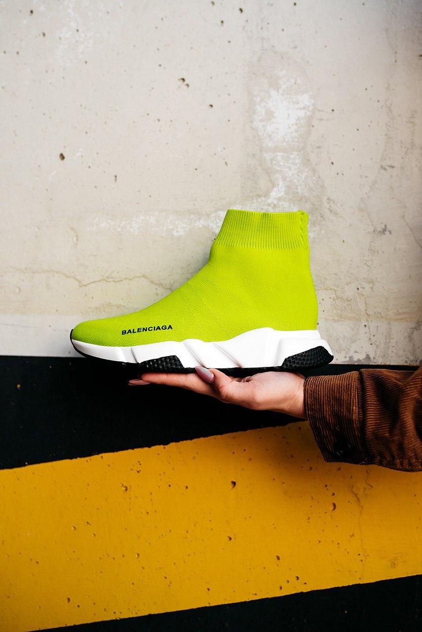 Balenciaga Speed Trainer Yellow White Black