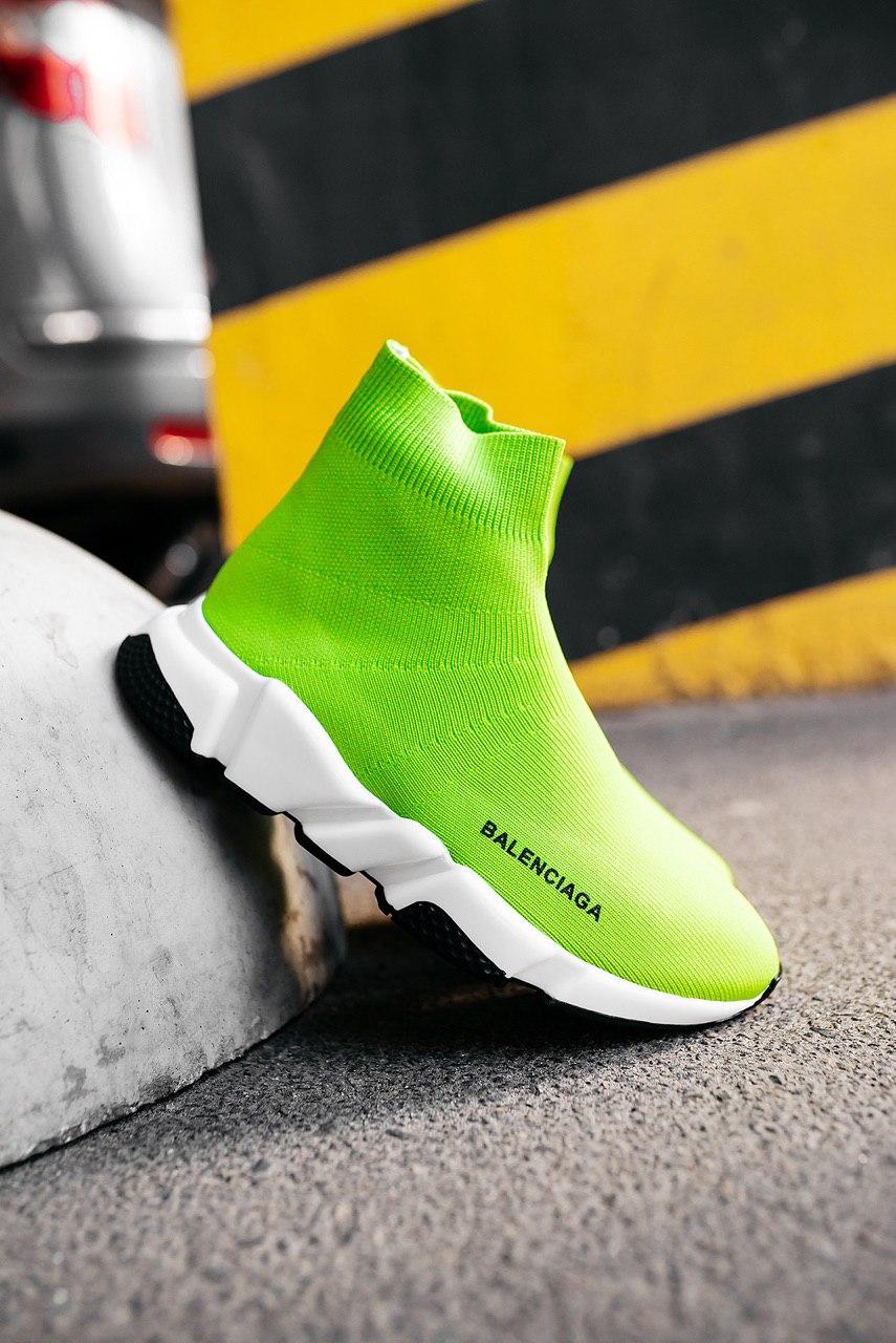 Balenciaga Speed Trainer Yellow White Black