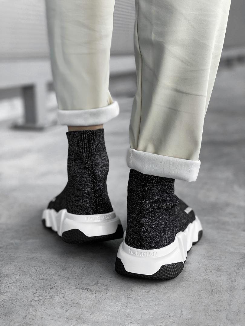 Balenciaga Speed Trainer Mid Lurex Knit 2