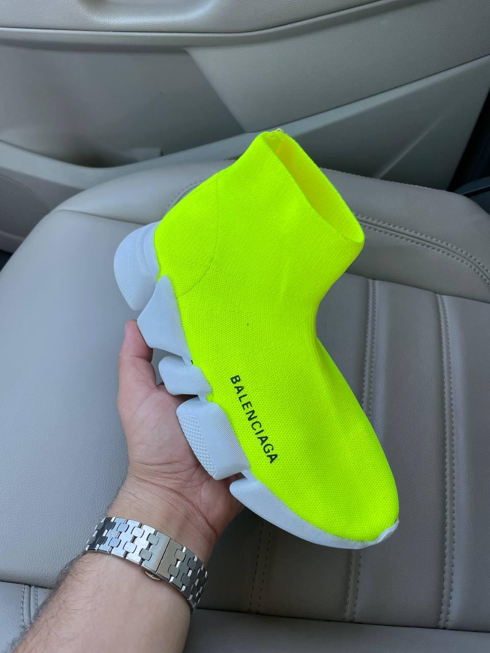 Balenciaga Speed Trainer Green White