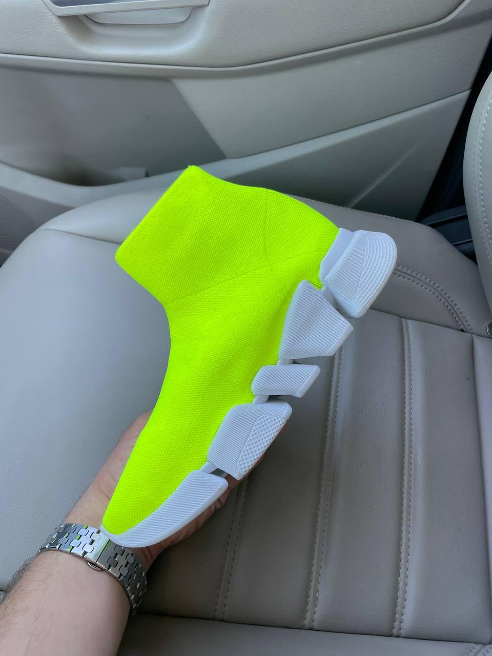 Balenciaga Speed Trainer Green White