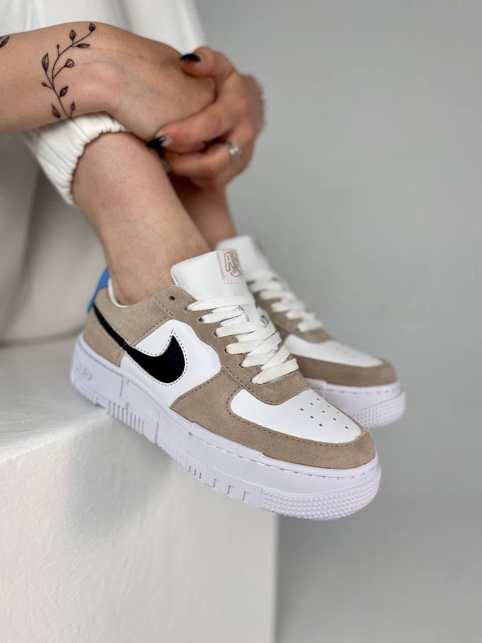 Nike Air Force 1 Low Pixel Desert Sand