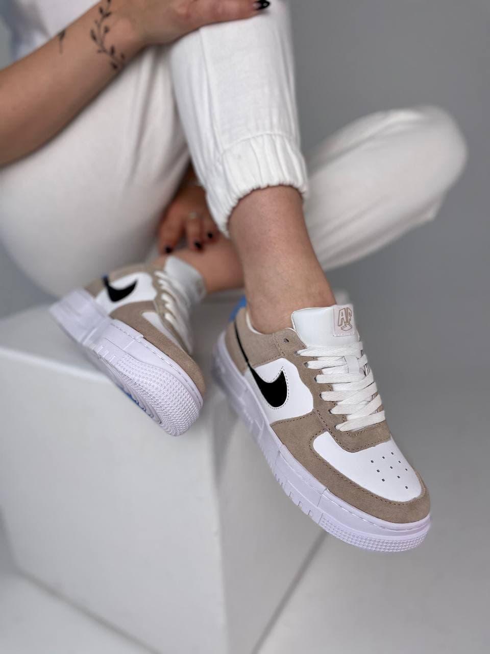 Nike Air Force 1 Low Pixel Desert Sand