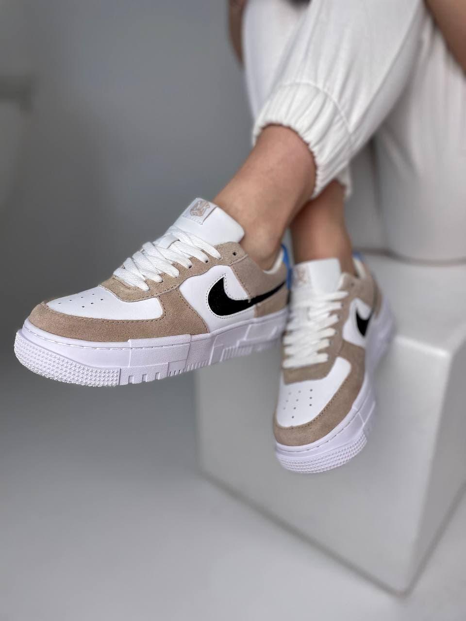 Nike Air Force 1 Low Pixel Desert Sand