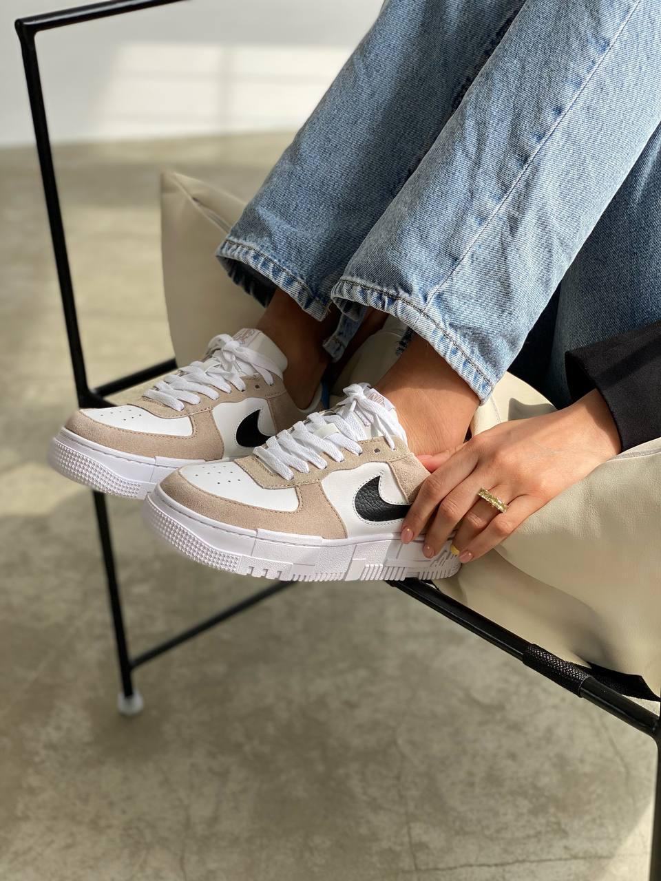 Nike Air Force 1 Low Pixel Desert Sand