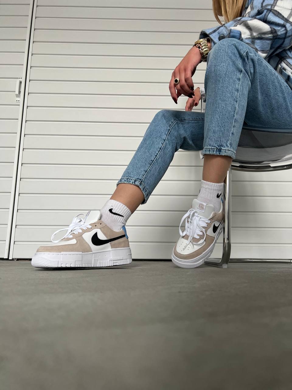 Nike Air Force 1 Low Pixel Desert Sand