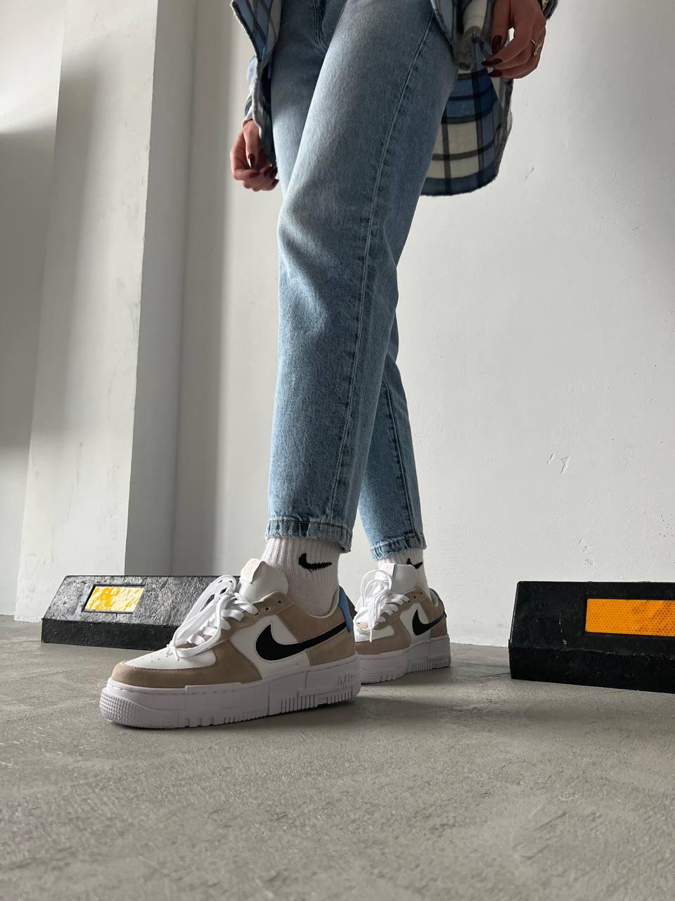 Nike Air Force 1 Low Pixel Desert Sand