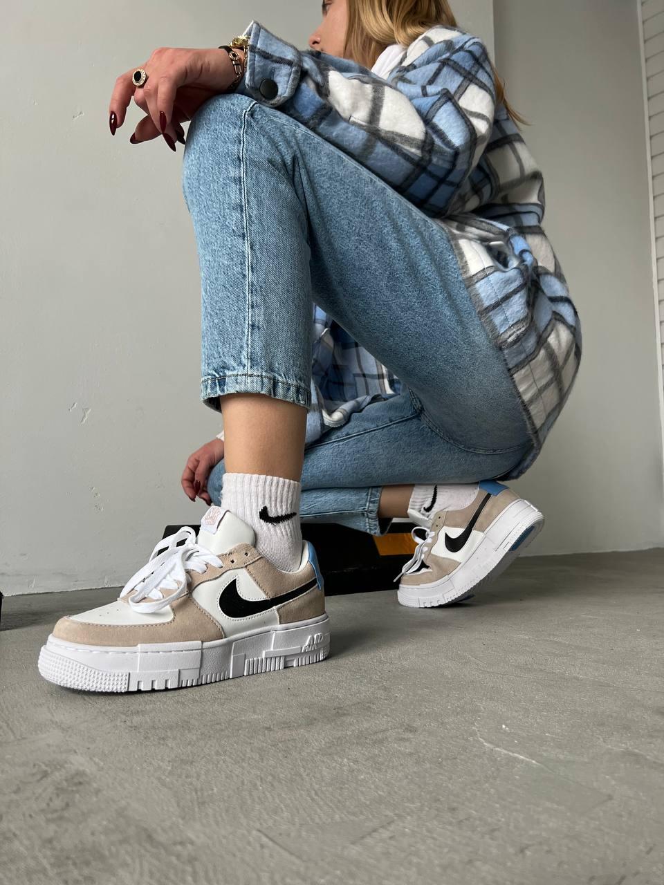 Nike Air Force 1 Low Pixel Desert Sand