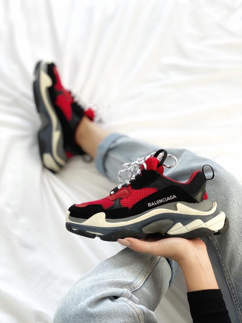 Balenciaga Triple S V1 Red Black
