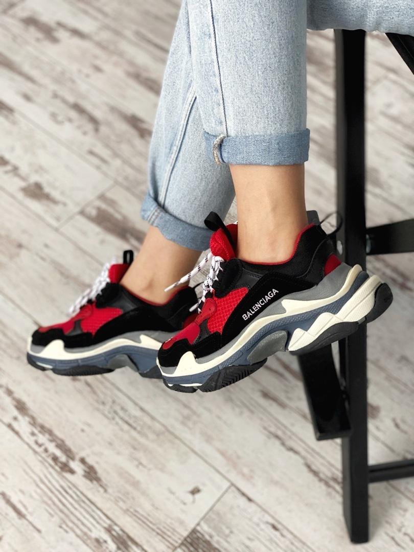 Balenciaga Triple S V1 Red Black