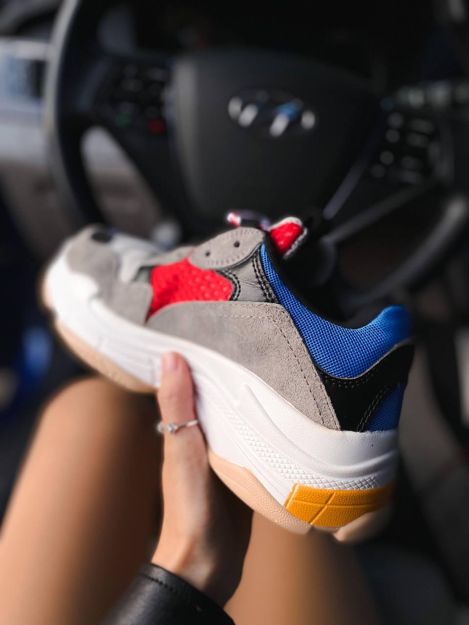 Balenciaga Triple S V1 Beige Blue Red Yellow