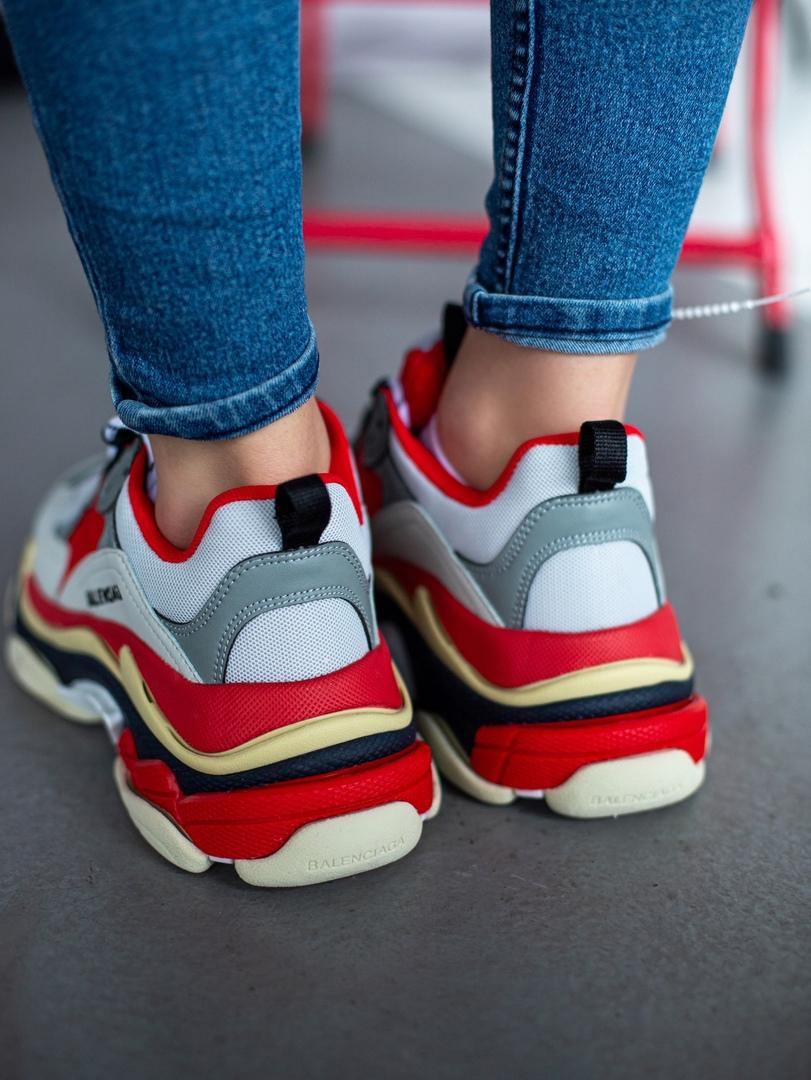 Balenciaga Triple S V1 Red White Black