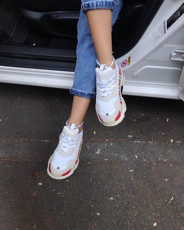 Balenciaga Triple S V1 x Gucci White