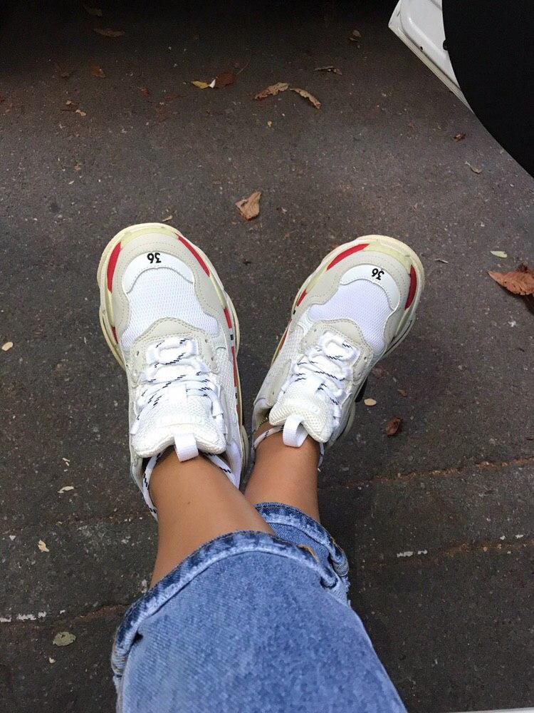 Balenciaga Triple S V1 x Gucci White