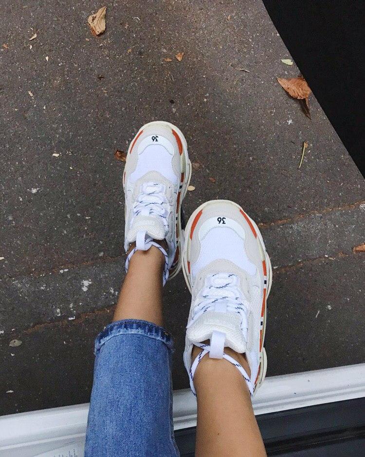 Balenciaga Triple S V1 x Gucci White