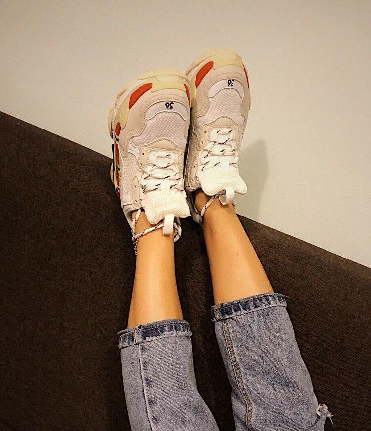 Balenciaga Triple S V1 x Gucci White