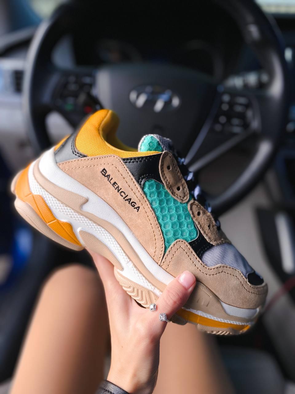 Balenciaga Triple S V1 Beige Green