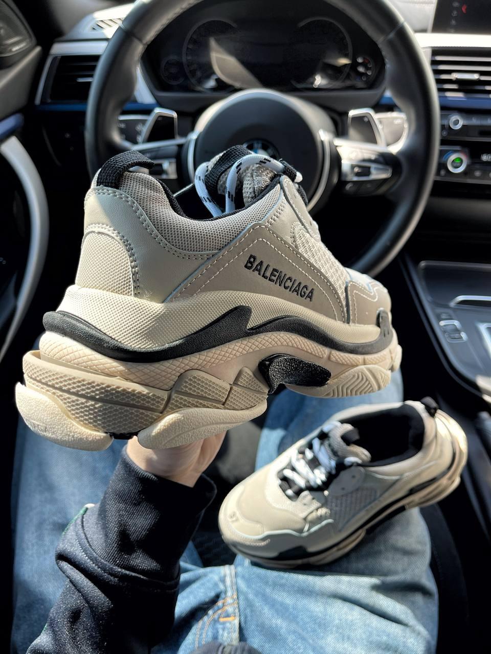 Balenciaga Triple S V1 Beige Black