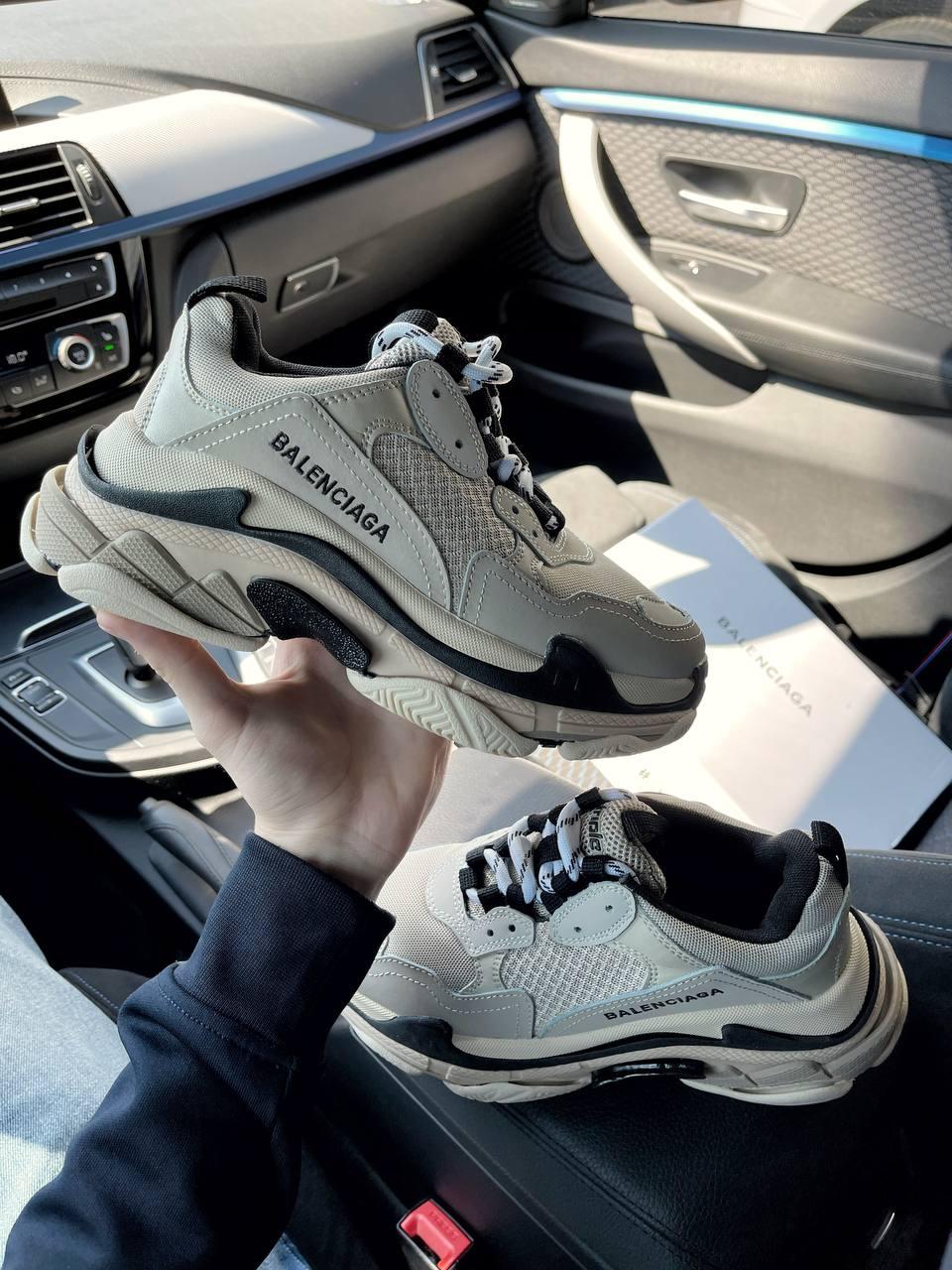 Balenciaga Triple S V1 Beige Black