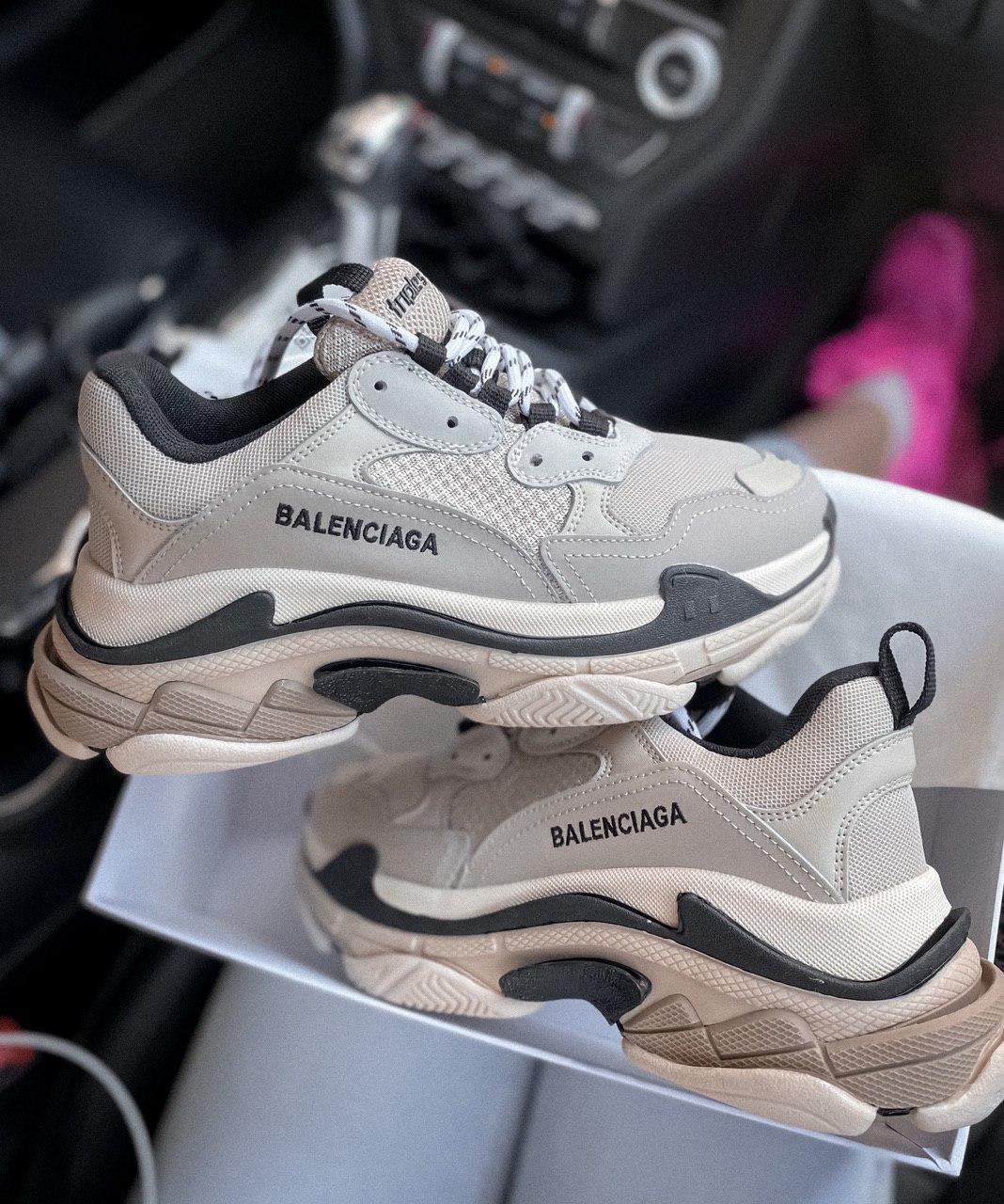 Balenciaga Triple S V1 Beige Black