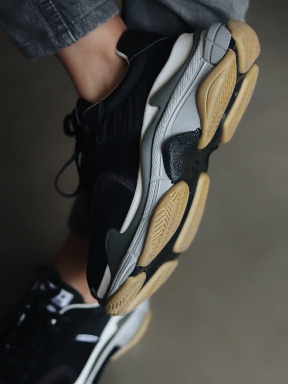 Balenciaga Triple S V2 Black Burgundy
