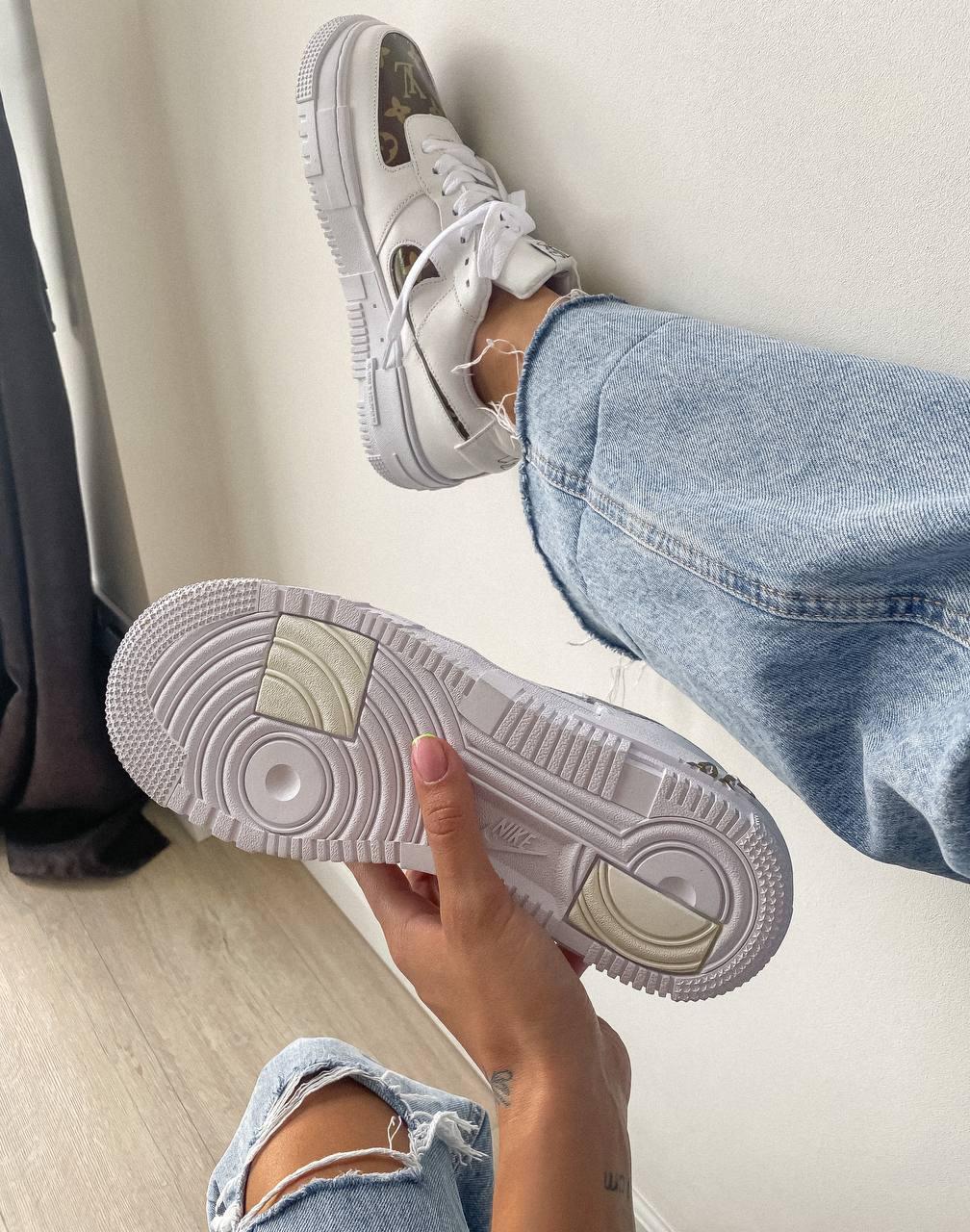 Nike Air Force 1 Pixel x LV Custom