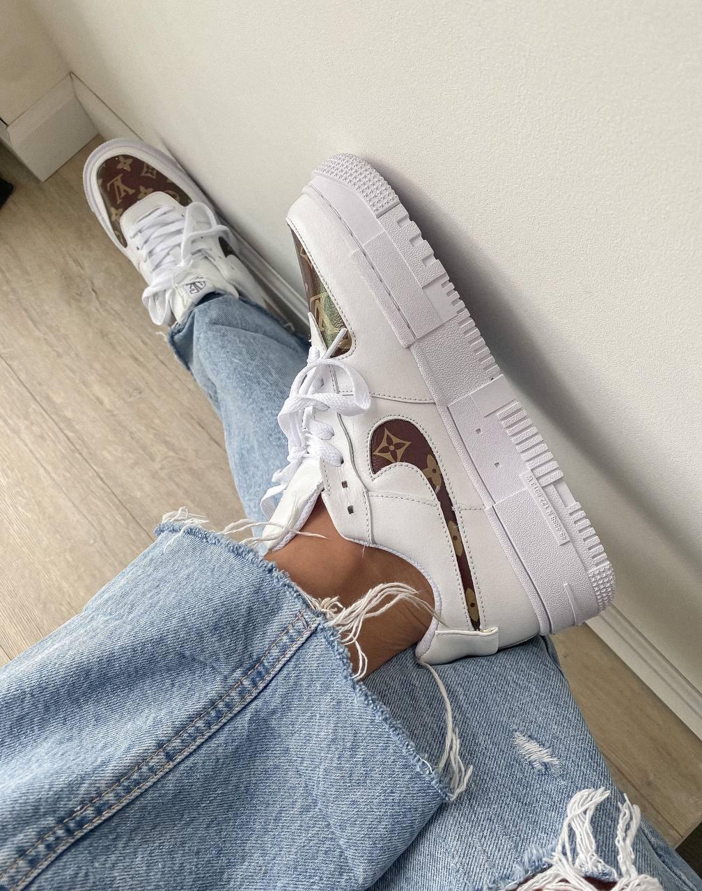 Nike Air Force 1 Pixel x LV Custom