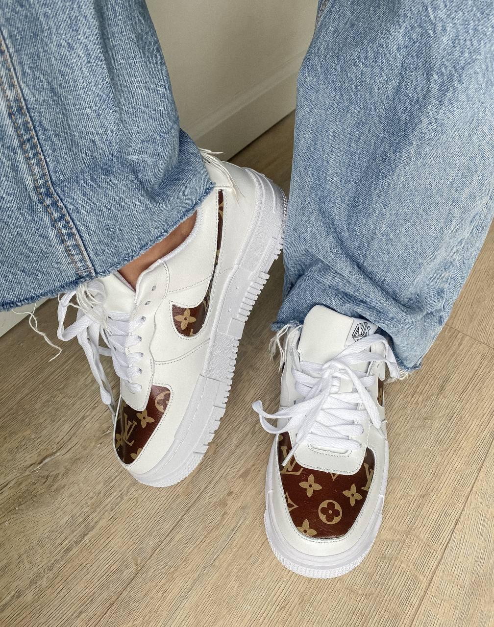 Nike Air Force 1 Pixel x LV Custom