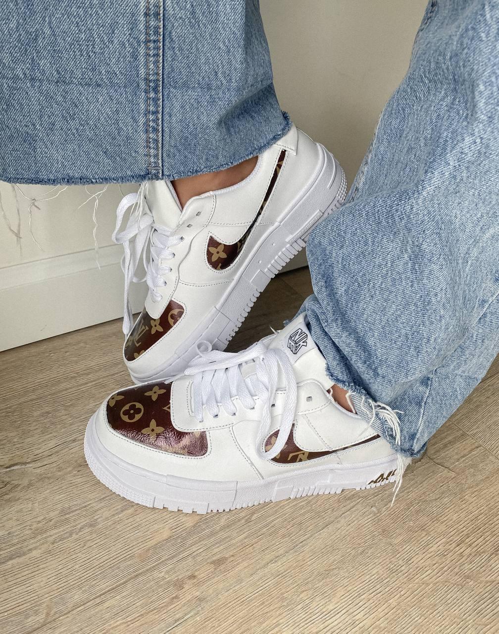 Nike Air Force 1 Pixel x LV Custom