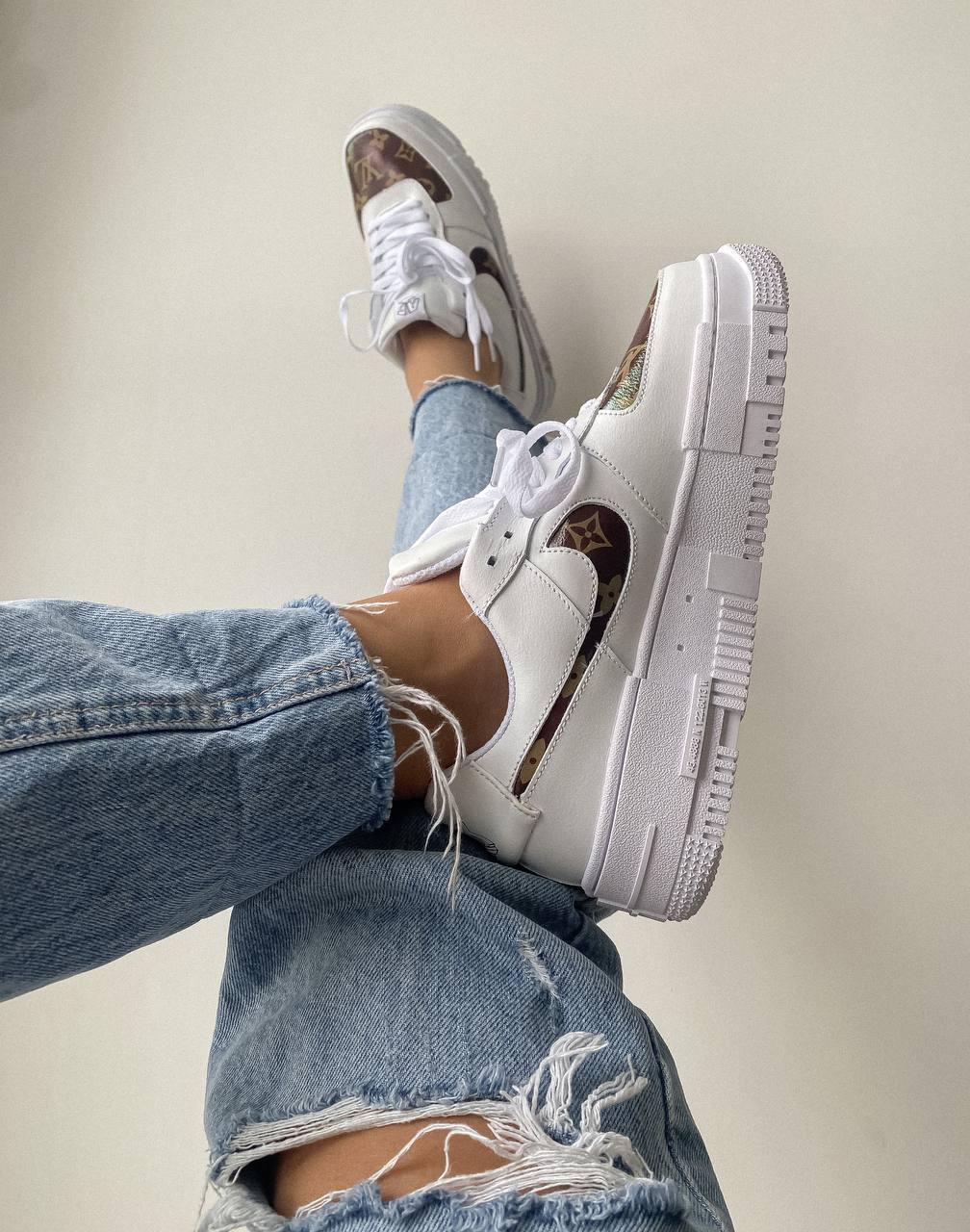 Nike Air Force 1 Pixel x LV Custom