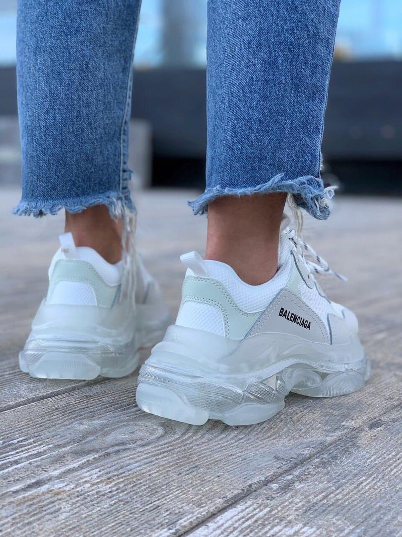 Balenciaga Triple S Clear Sole White