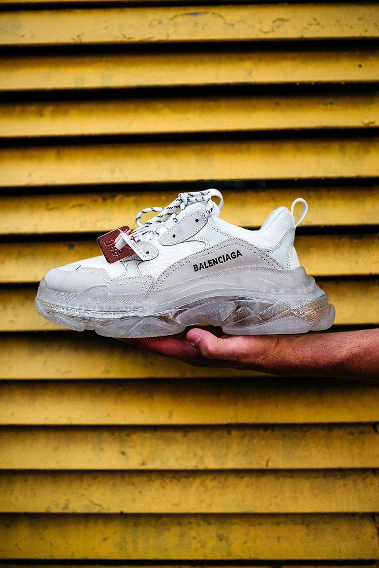 Balenciaga Triple S Clear Sole White