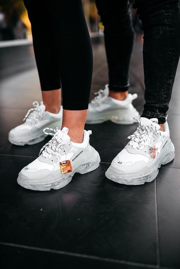 Balenciaga Triple S Clear Sole White